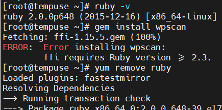 Installing a Newer Version of Ruby on CentOS 7